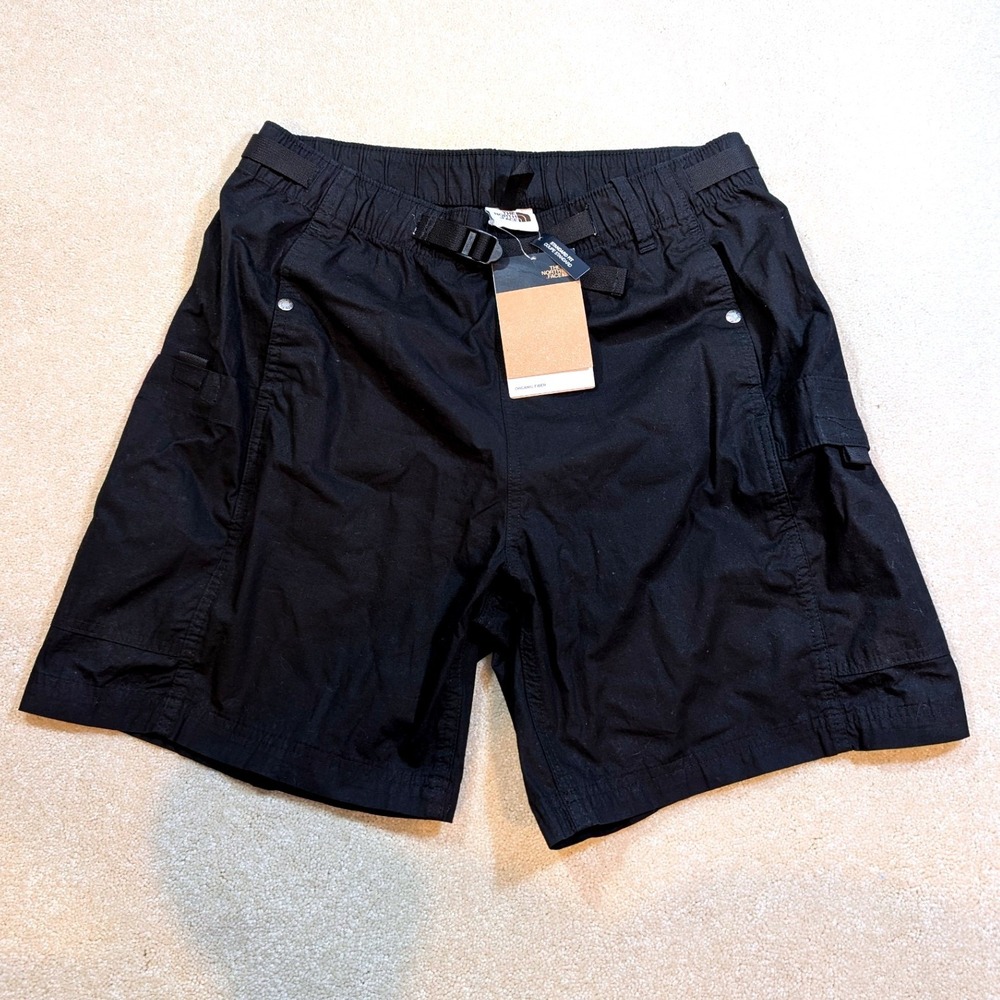 The North Face Mens Ripstop Cargo Shorts TNF Black NF0A7Q9SJK3 Size Medium NWT
